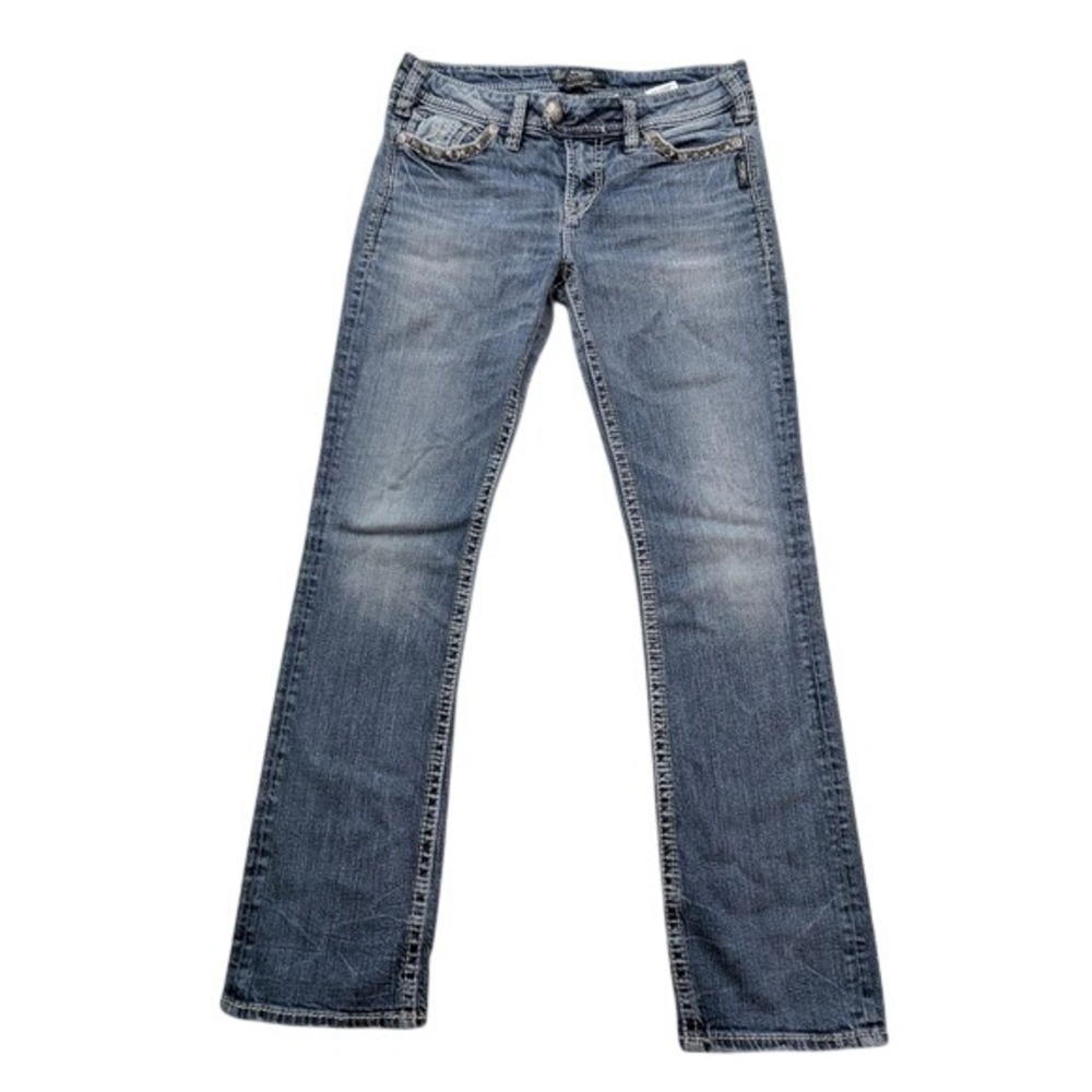 Silver Jeans Women's‎ Size 31 Baby Boot Denim Medium Wash
